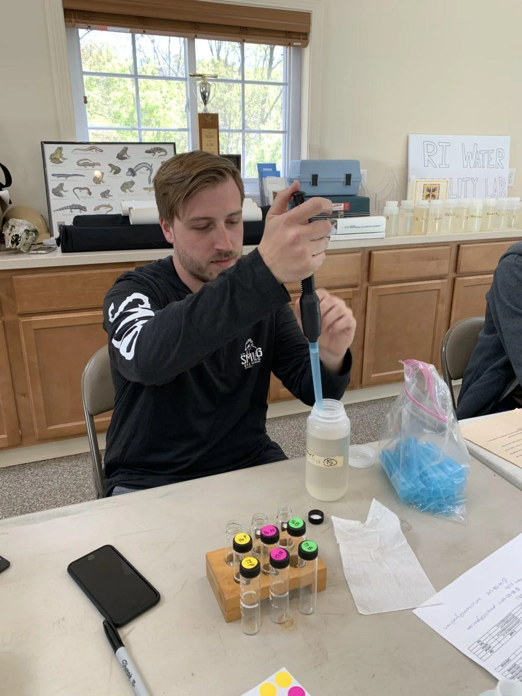 WaterQuality Monitoring (WQM) at The Blackstone River Watershed Council headquarters